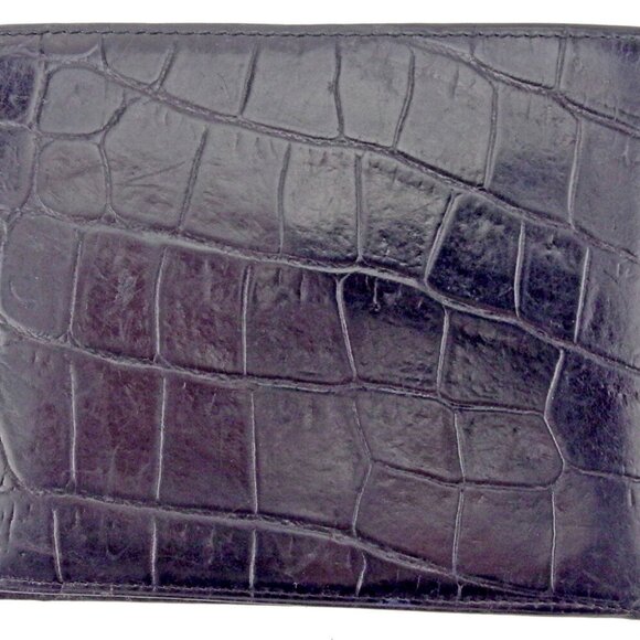 Gianni Versace Two Folded Purse Medusa Leather Authentic Used - Picture 1 of 8